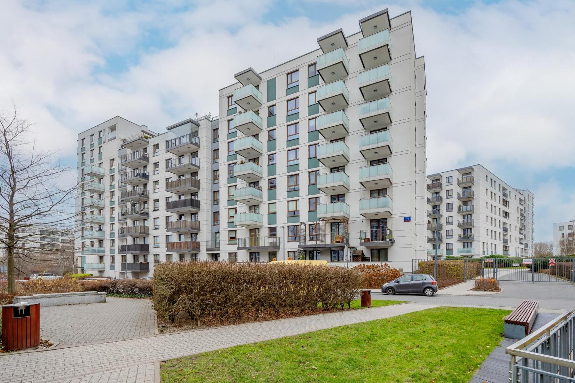 Bright With Parking Near The Pge National Stadium By Renters Warschau
